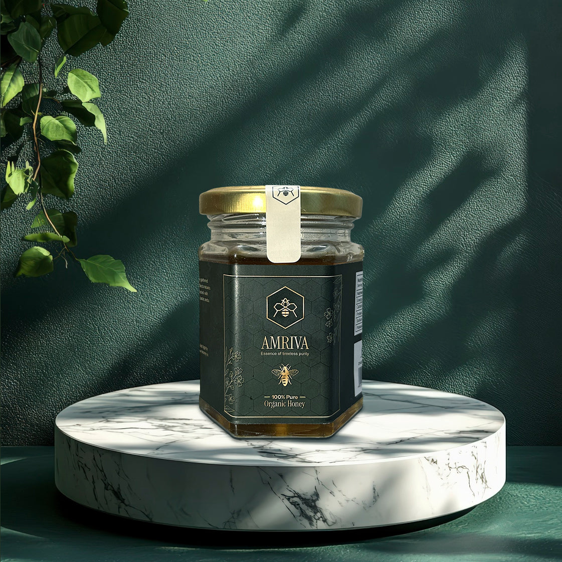 AMRIVA 100% Pure Raw Organic Honey –  500ml