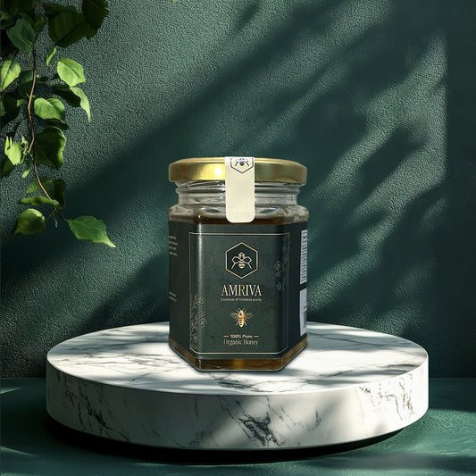 AMRIVA 100% Pure Raw Organic Honey –  250 ml